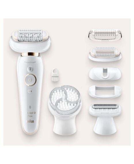 Silk-épil 9 Flex Epilator with Exfoliation Brush